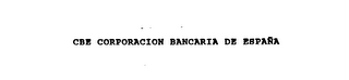 CBE CORPORACION BANCARIA DE ESPANA logo