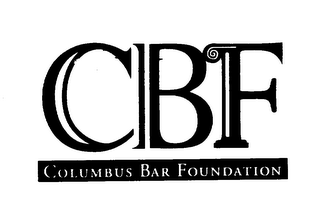 CBF COLUMBUS BAR FOUNDATION logo