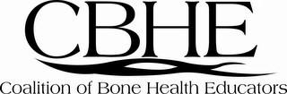 CBHE COALITION OF BONE HEALTH EDUCATORS logo