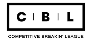 CBL COMPETITIVE BREAKIN' LEAGUE logo