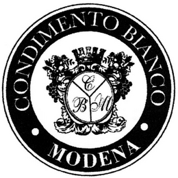 CBM CONDIMENTO BIANCO MODENA logo