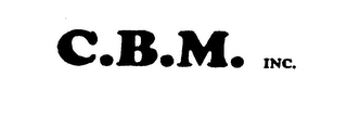 C.B.M. INC. logo