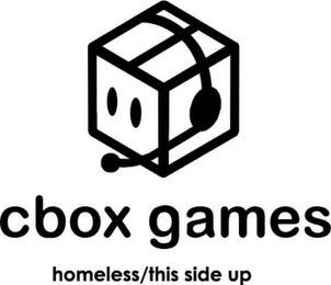 CBOX GAMES HOMELESS/THIS SIDE UP logo
