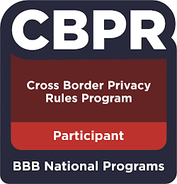 CBPR CROSS BORDER PRIVACY RULES PROGRAM PARTICIPANT BBB NATIONAL PROGRAMS logo