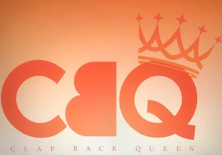 CBQ CLAP BACK QUEEN logo