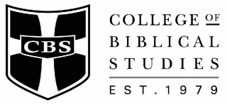 CBS COLLEGE OF BIBLICAL STUDIES EST. 1979 logo