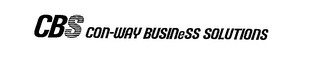 CBS CON-WAY BUSINESS SOLUTIONS logo
