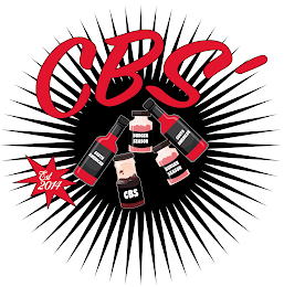 CBS' EST 2014 CBS SOUTH AMERICAN BURGER SEASON logo