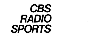 CBS RADIO SPORTS logo