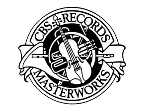 CBS RECORDS MASTERWORKS logo