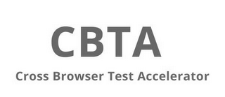 CBTA CROSS BROWSER TEST ACCELERATOR logo