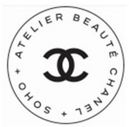 CC + ATELIER BEAUTÉ CHANEL + SOHO logo