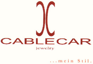 CC CABLECAR JEWELRY ... MEIN STIL. logo
