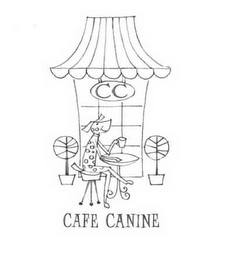 CC CAFE CANINE logo