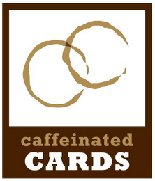 CC CAFFEINATED CARDS logo