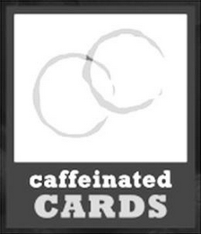 CC CAFFEINATED CARDS logo