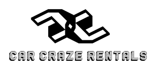CC CAR CRAZE RENTALS logo