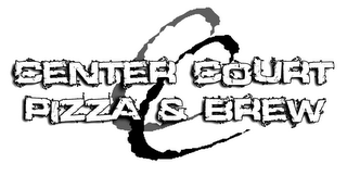 CC CENTER COURT PIZZA & BREW logo