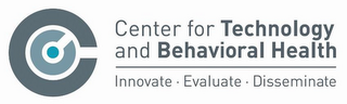 CC CENTER FOR TECHNOLOGY AND BEHAVIORAL HEALTH INNOVATE ­ EVALUATE ­.DISSEMINATE logo