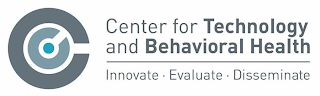 CC CENTER FOR TECHNOLOGY AND BEHAVIORAL HEALTH INNOVATE ·­ EVALUATE · ­DISSEMINATE logo