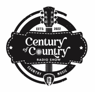 CC CENTURY OF COUNTRY RADIO SHOW EST. 2022 COUNTRY MUSIC logo