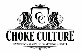 CC CHOKE CULTURE PROFESSIONAL GRADE GRAPPLING APPAREL logo