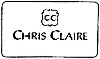 CC CHRIS CLAIRE logo