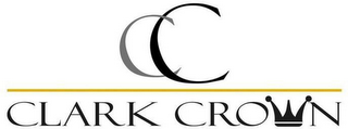 CC CLARK CROWN logo