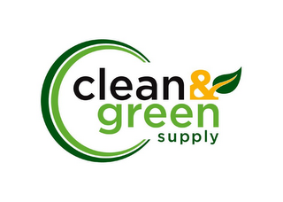 CC CLEAN & GREEN SUPPLY logo
