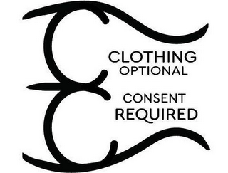 CC CLOTHING OPTIONAL CONSENT REQUIRED logo
