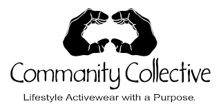CC COMMANITY COLLECTIVE LIFESTYLE ACTIVEWEAR WITH A PURPOSE. logo