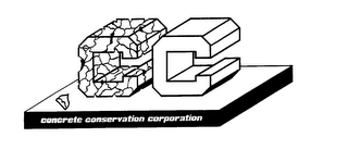 CC CONCRETE CONSERVATION CORPORATION logo