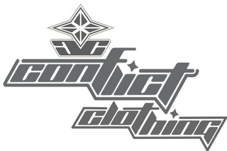 CC CONFLICT CLOTHING logo