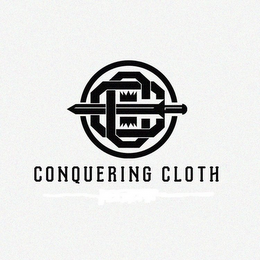 CC CONQUERING CLOTH logo