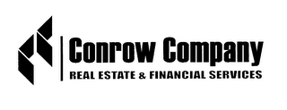 CC CONROW COMPANY REAL ESTATE & FINANCIAL SERVICES logo
