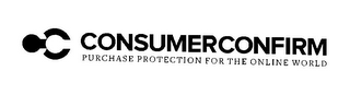 CC CONSUMERCONFIRM PURCHASE PROTECTION FOR THE ONLINE WORLD logo