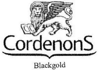 CC CORDENONS BLACKGOLD logo