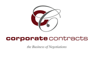 CC CORPORATE CONTRACTS THE BUSINESS OF NEGOTIATION logo