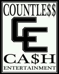 CC COUNTLESS CASH ENTERTAINMENT logo