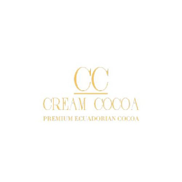 CC CREAM COCOA PREMIUM ECUADORIAN COCOA logo