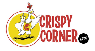 CC CRISPY CORNER USA logo