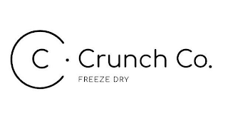CC CRUNCH CO. FREEZE DRY logo