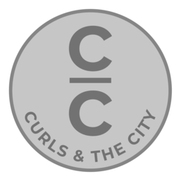 CC CURLS & THE CITY logo