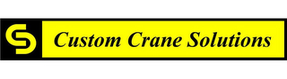 CC CUSTOM CRANE SOLUTIONS logo