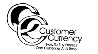 CC CUSTOMER CURRENCY HOW TO BUY FRIENDS ONE CUSTOMER AT A TIME logo
