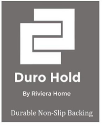 CC DURO HOLD BY RIVIERA HOME DURABLE NON-SLIP BACKING logo