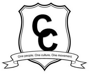 CC ONE PEOPLE. ONE CULTURE. ONE MOVEMENT. logo