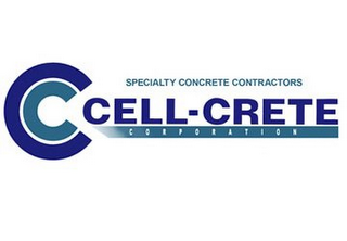 CC SPECIALTY CONCRETE CONTRACTORS CELL-CRETE CORPORATION logo