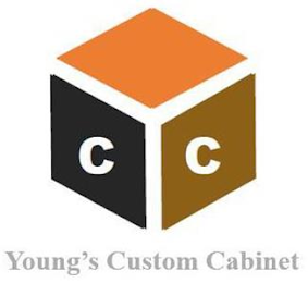 CC YOUNG'S CUSTOM CABINET logo