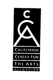 CCA CALIFORNIA CENTER FOR THE ARTS ESCONDIDO logo